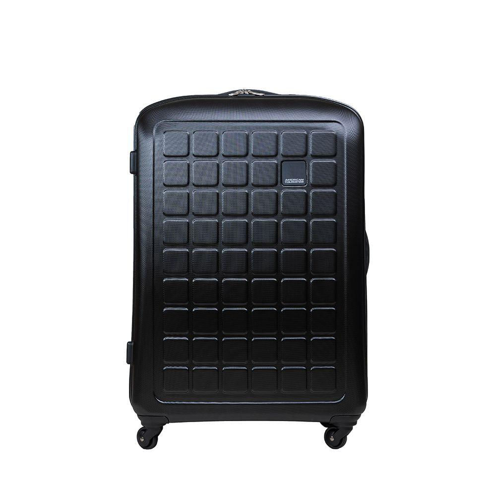 Mala Média de Viagem em Polipropileno American Tourister by Samsonite Cirrus Light 4 Rodas 360º Preta