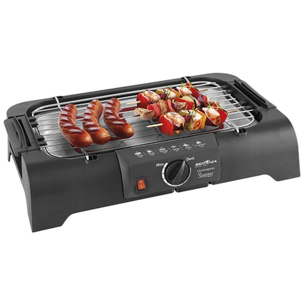 Churrasqueira Elétrica Gourmet Britânia 1200w 220v BCG1