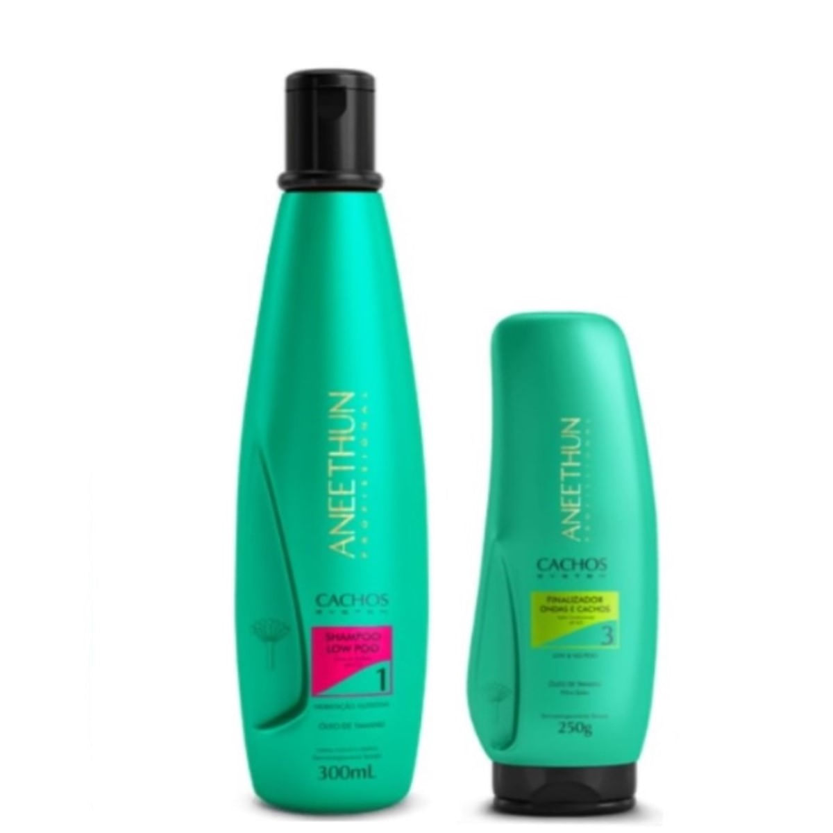 Kit Aneethun Cachos System Shampoo  300ml + Finalizador 250g