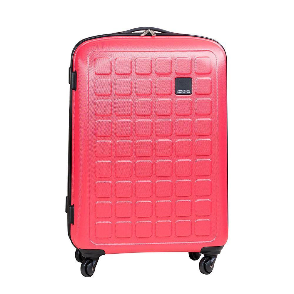 Mala Grande de Viagem Polipropileno American Tourister by Samsonite Cirrus Light 4 Rodas 360º Rosa G