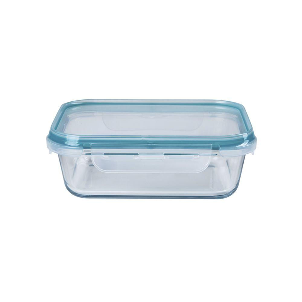 Pote De Vidro 370ml Retangular Cloc Glass, Neoflam, Transparente