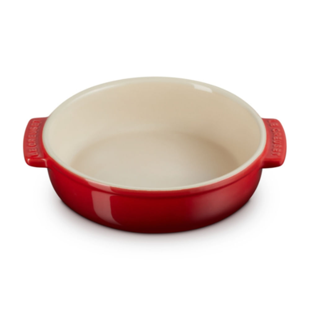 PRATO LE CREUSET PARA TAPAS EM CERÂMICA 14CM VERMELHO 72102140600001