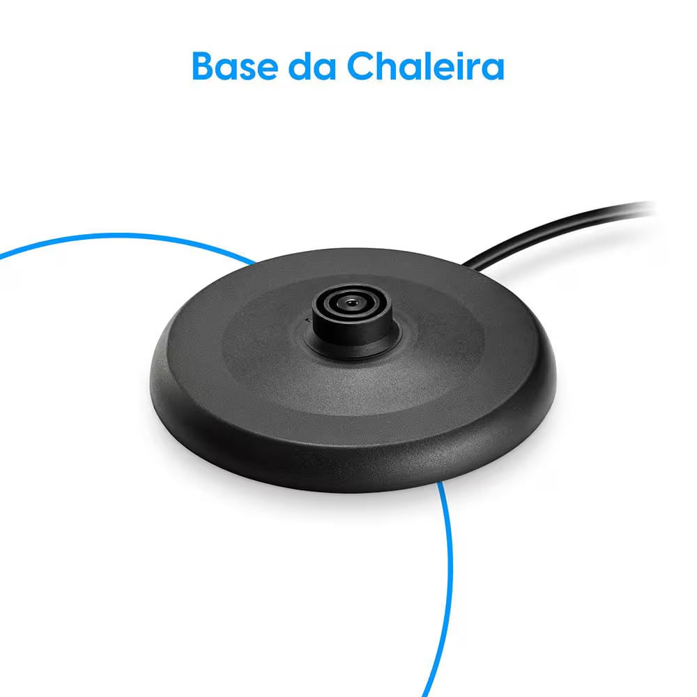 Chaleira Elétrica Elgin Cha10 1,8L Sem Fio com Desligamento Automático Inox / 220V