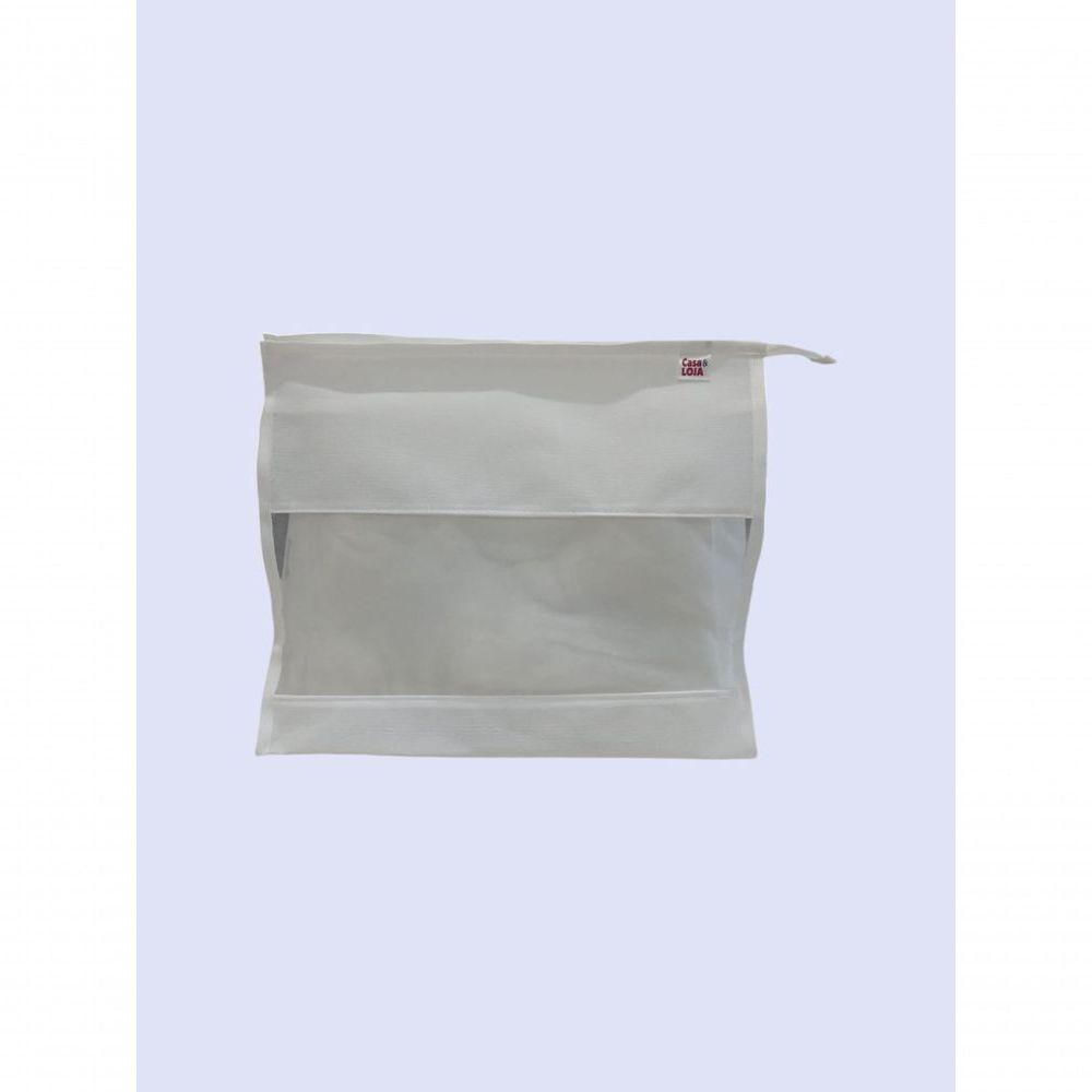 Organizador E Protetor De Bolsa Tnt E Organza 40x32x18cm Branco