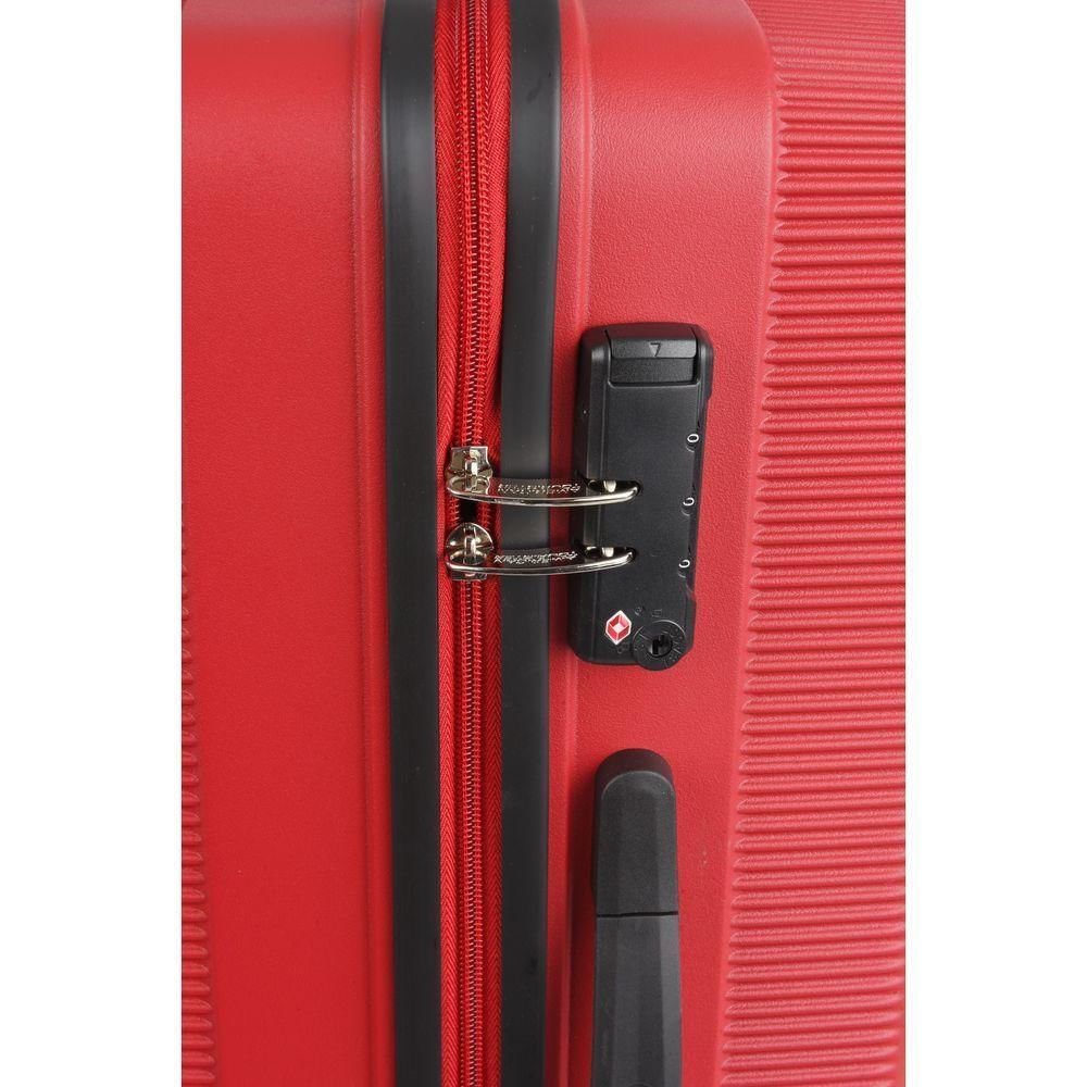 Mala Média Polipropileno American Tourister Camboriu Cadeado Tsa Rodas 360º Vermelho M