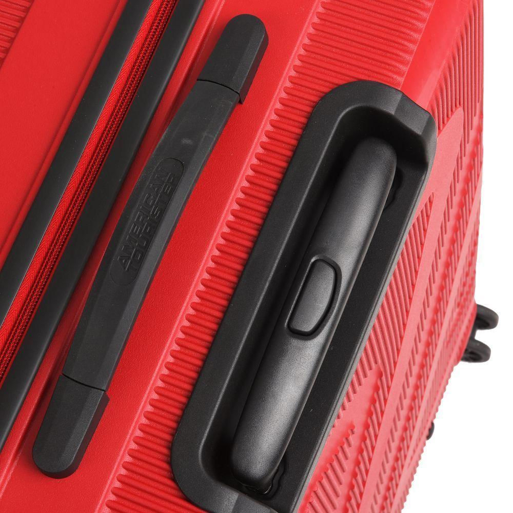 Mala Média Polipropileno American Tourister Camboriu Cadeado Tsa Rodas 360º Vermelho M