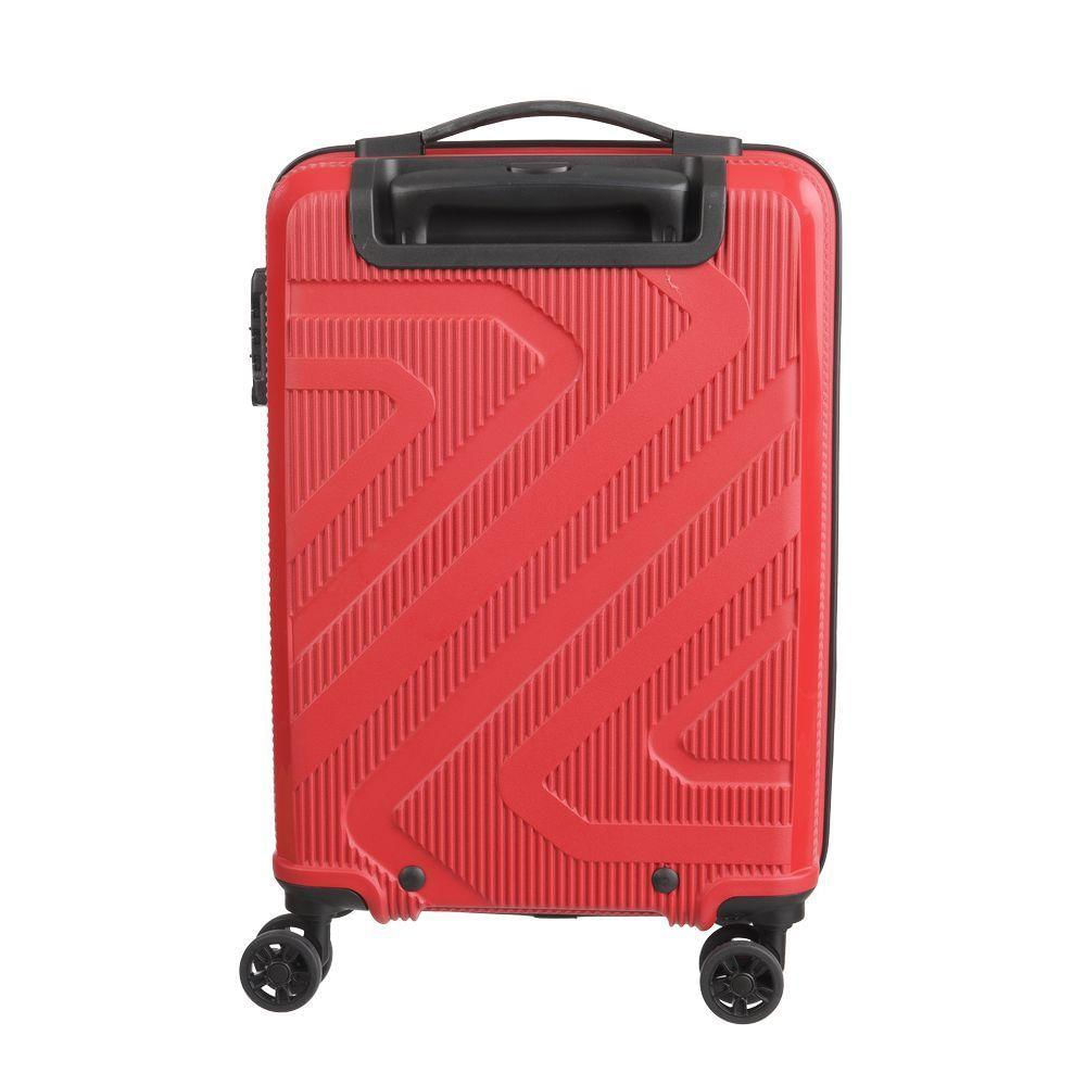 Conjunto De Malas Polipropileno American Tourister Camboriu Cadeado Tsa Rodas 360º P-M Vermelho