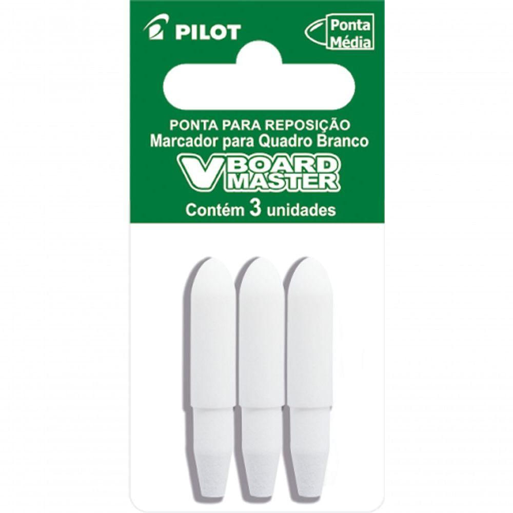 Kit Marcador Quadro Branco Recarregável + Apagador De Quadro Branco + Ponta Para Marcador Pilot Azul