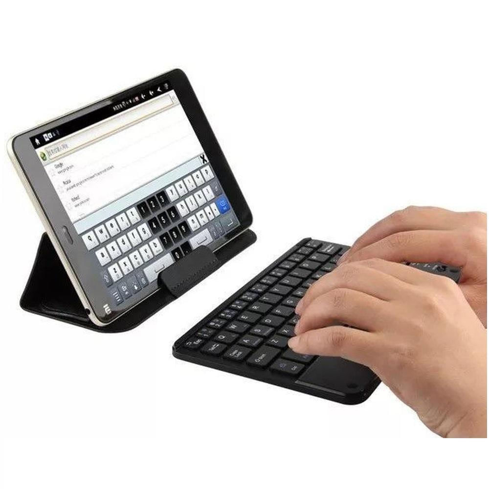 Teclado Bluetooth para Apple Ipad Ipod Android Samsung Galaxy Preto