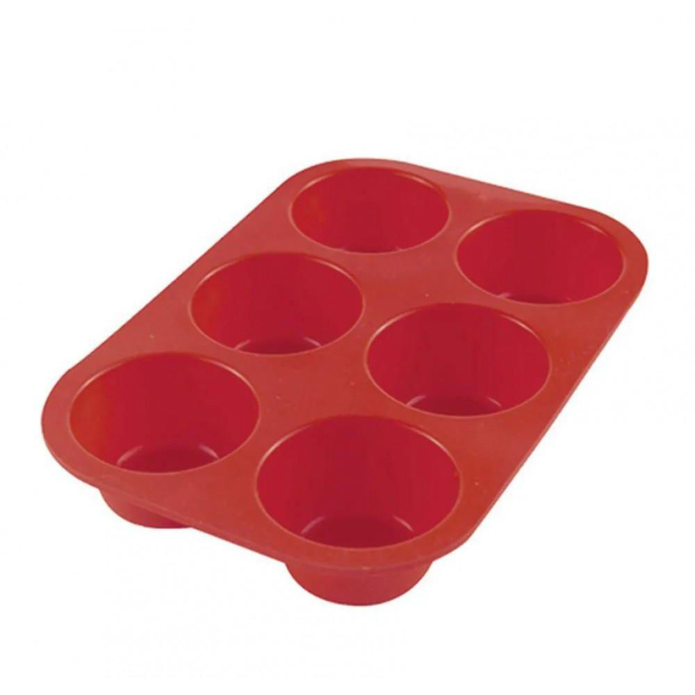 Forma De Silicone Para 06 Cupcakes - Mimo