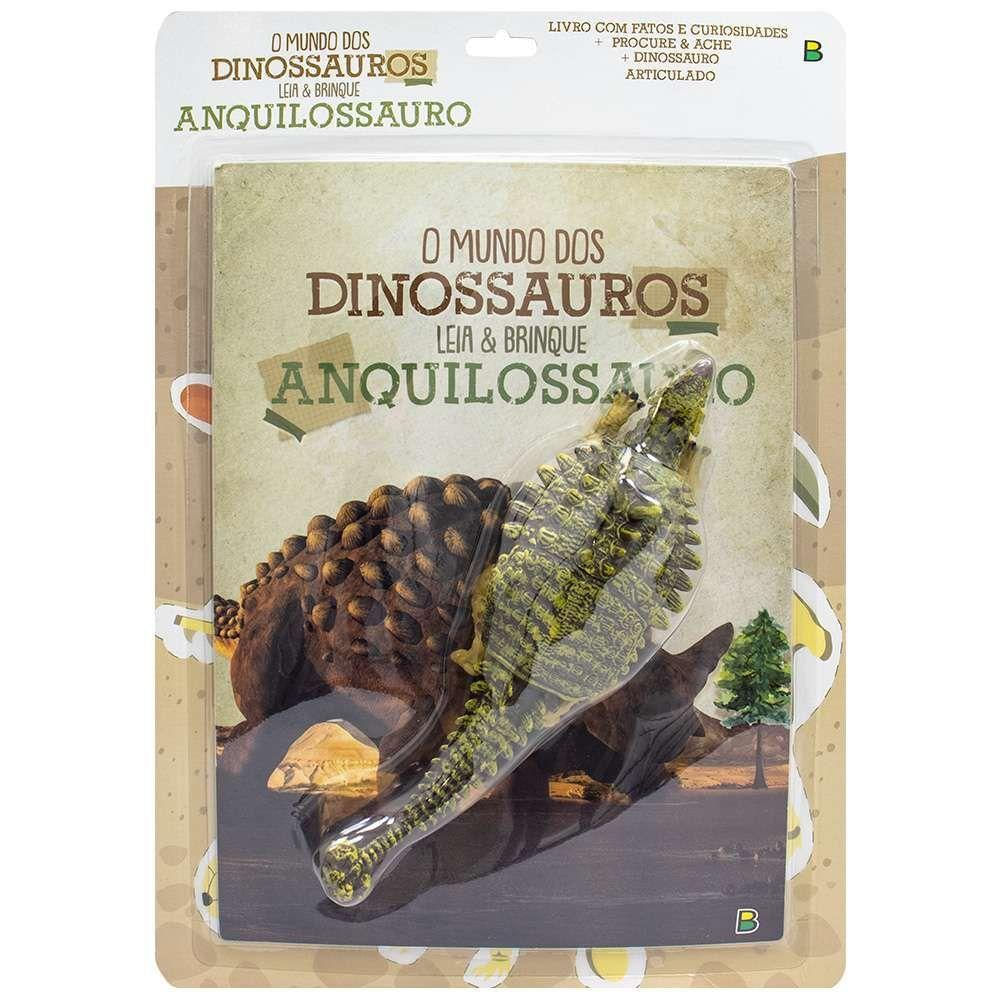 Coleção Mundo Dos Dinossauros Anquilossauro Leia E Brinque