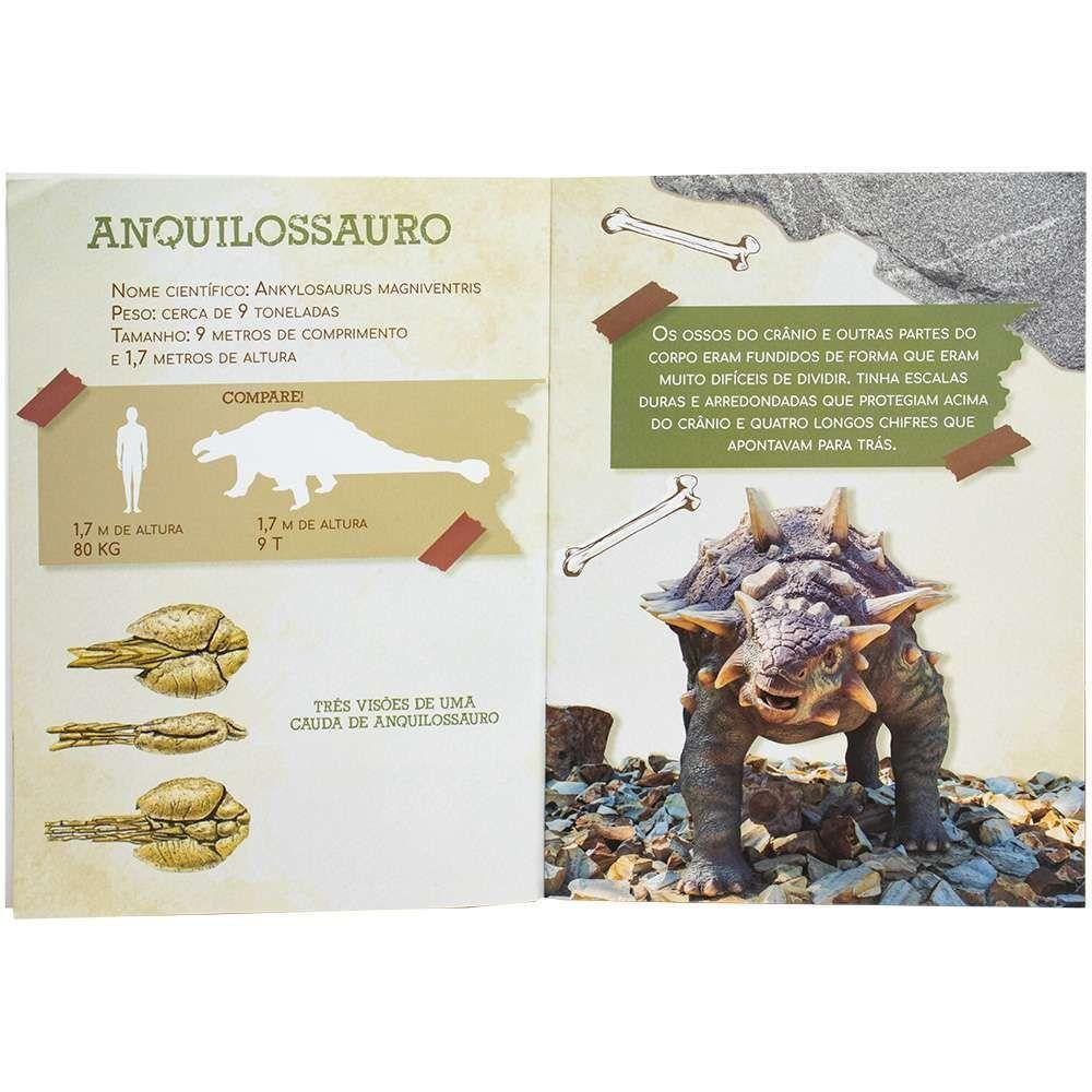 Coleção Mundo Dos Dinossauros Anquilossauro Leia E Brinque