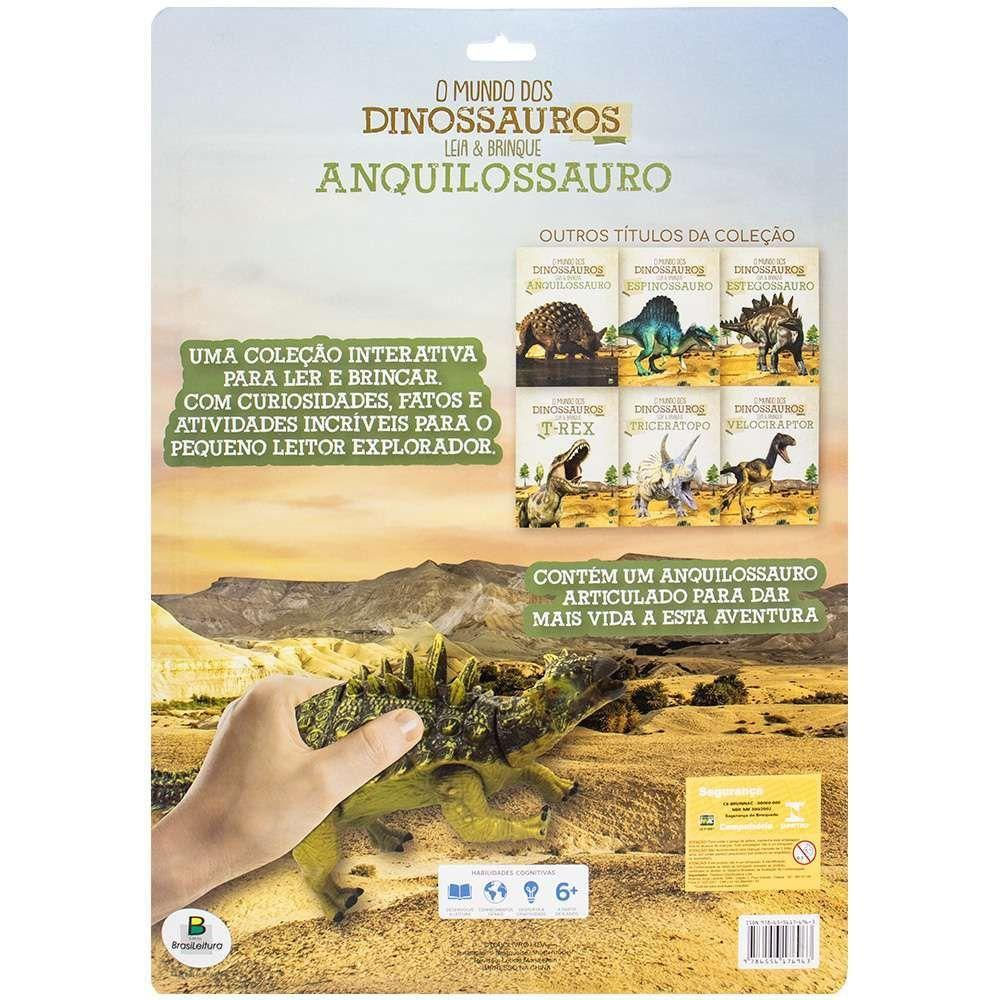 Coleção Mundo Dos Dinossauros Anquilossauro Leia E Brinque