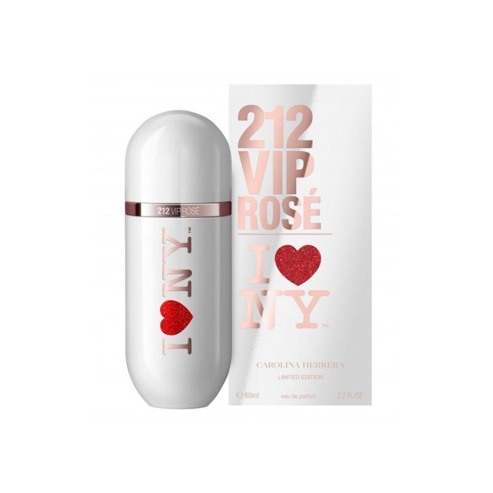 Perfume Carolina Herrera 212 Vip Rosé Y Love Ny - Eau De Parfum - Feminino - 80 Ml Volume Da Unidade 100 Ml