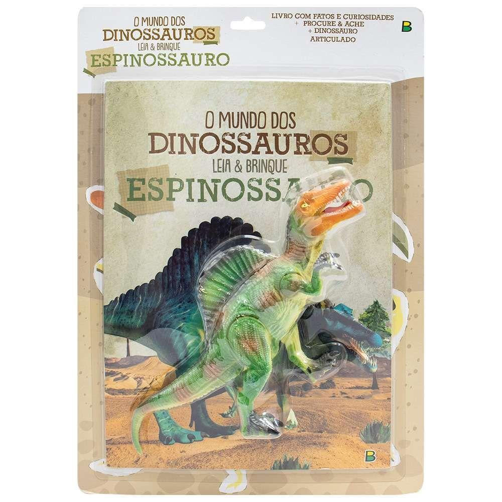 Coleção Mundo Dos Dinossauros Espinossauro Leia E Brinque