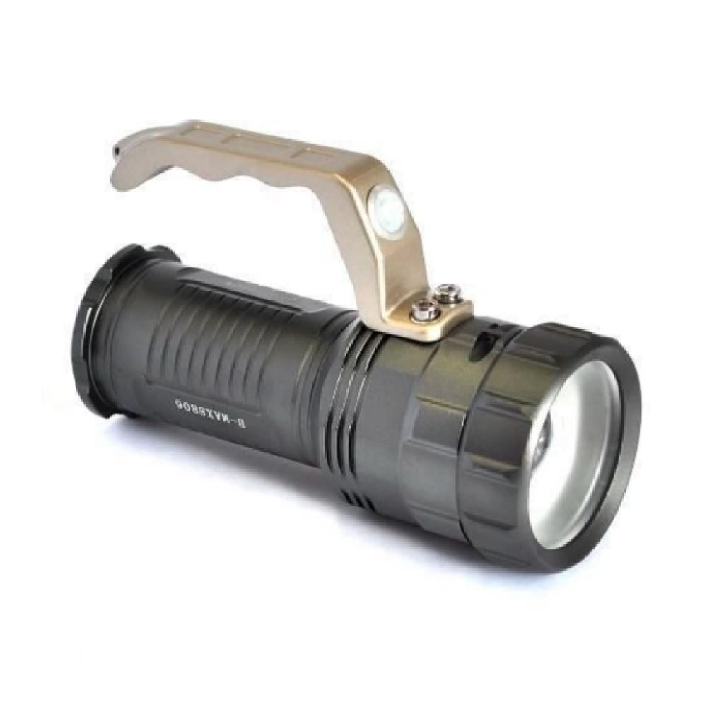 Lanterna Farolete Pesca Com Zoom Led T6 1200 Lumens 3 Funções