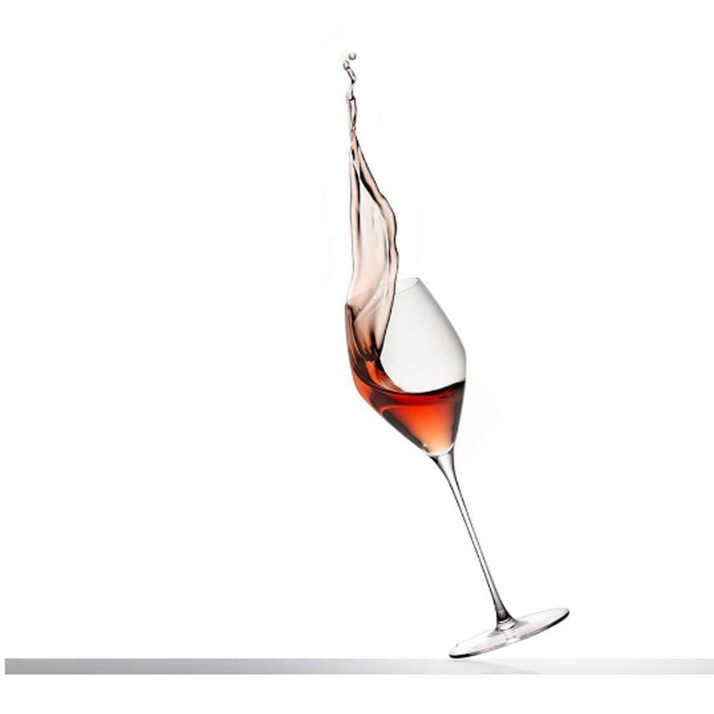 Kit 2 Taças De Cristal Fino Vinho Espumante Rosé Luxuoso