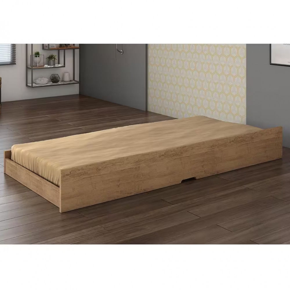 Cama Auxiliar Premium II Conquista Amêndoa Fosco