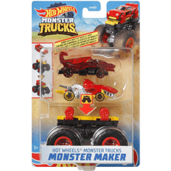 Hot Wheels Monster Trucks Monster Make - MONSTER TUBARAO/ESCORPIAO
