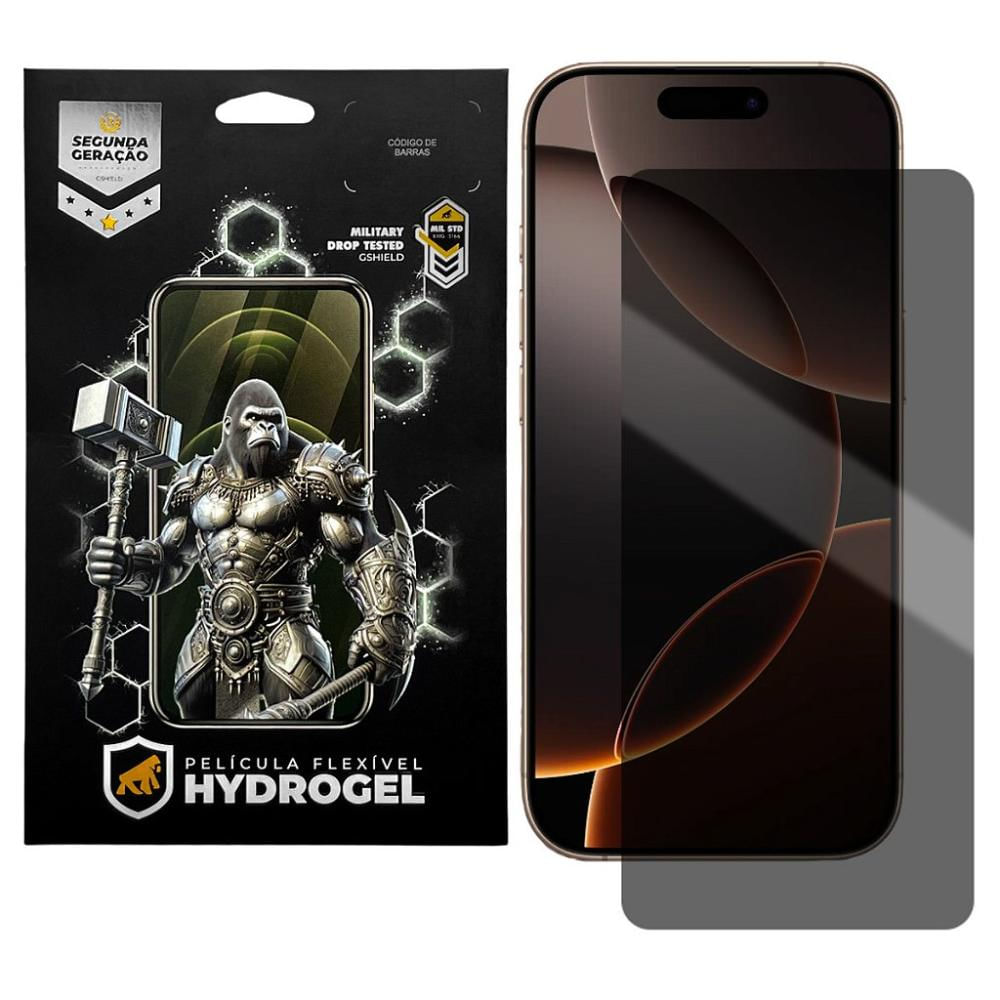 Película para iPhone 16 Pro - Privacidade Hydrogel - Gshield