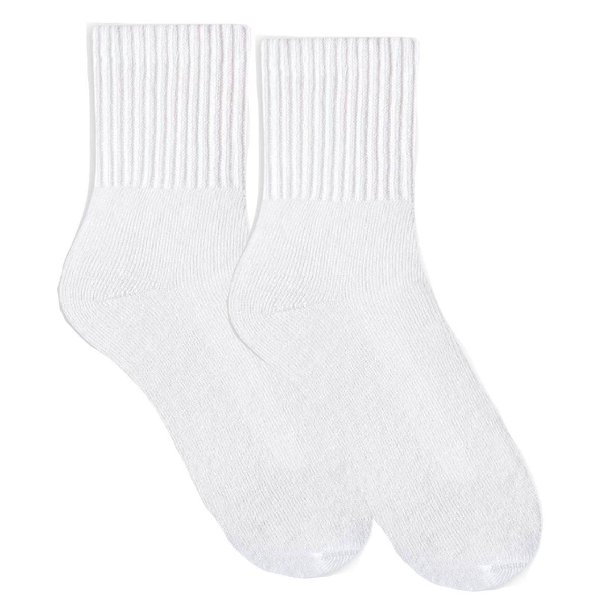 Meia Selene Esportiva Cano Médio Masculina - Branco 39 a 44 / Branco