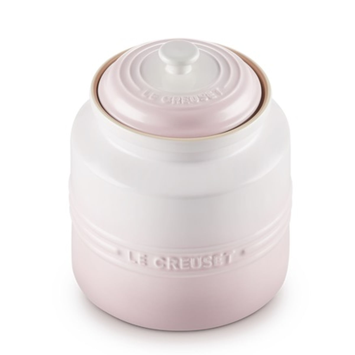 POTE LE CREUSET PARA BISCOITO 2,4L EM CERÂMICA SHELL PINK 60823027770005