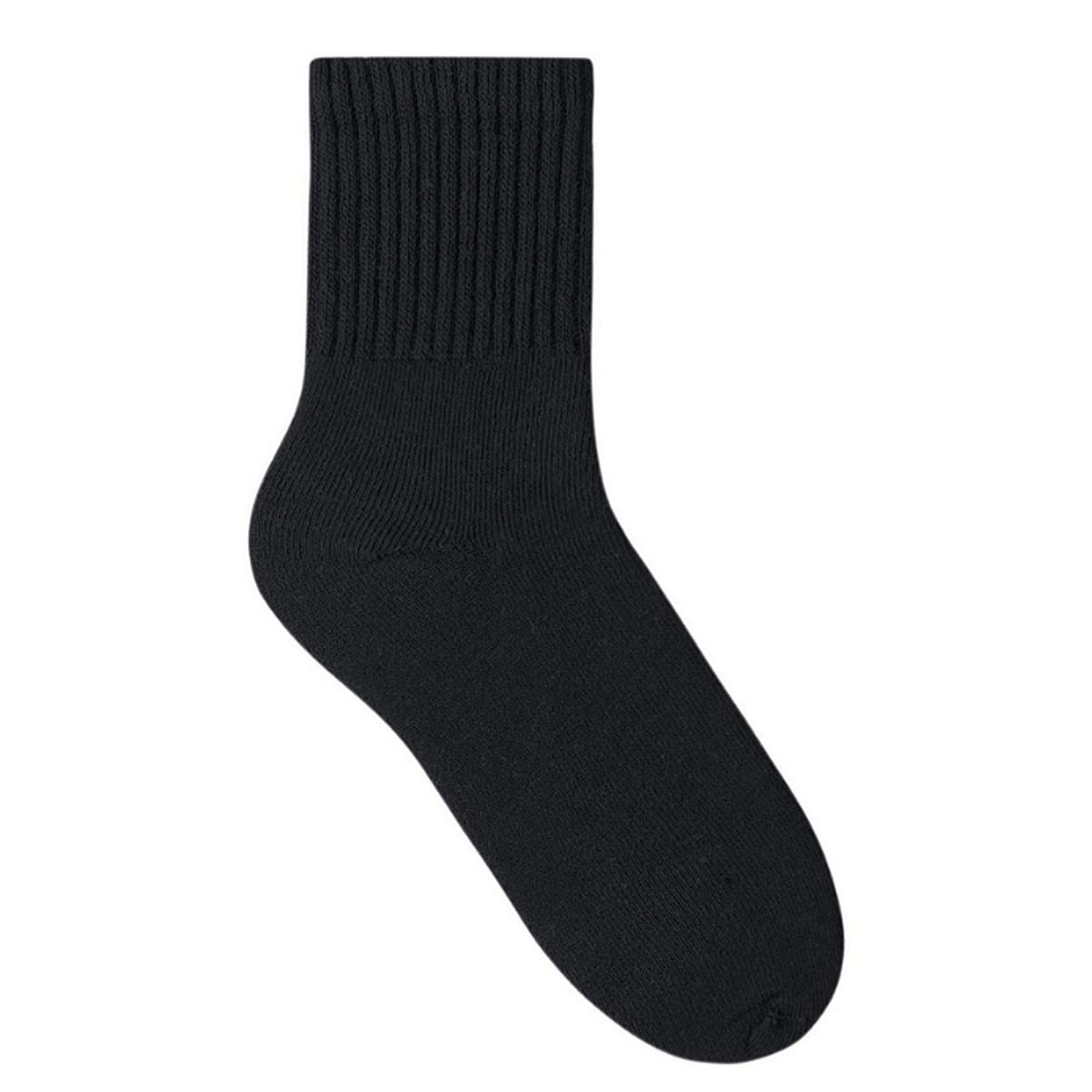 Meia Selene Esportiva Cano Médio Masculina - Preto 39 a 44 / Preto