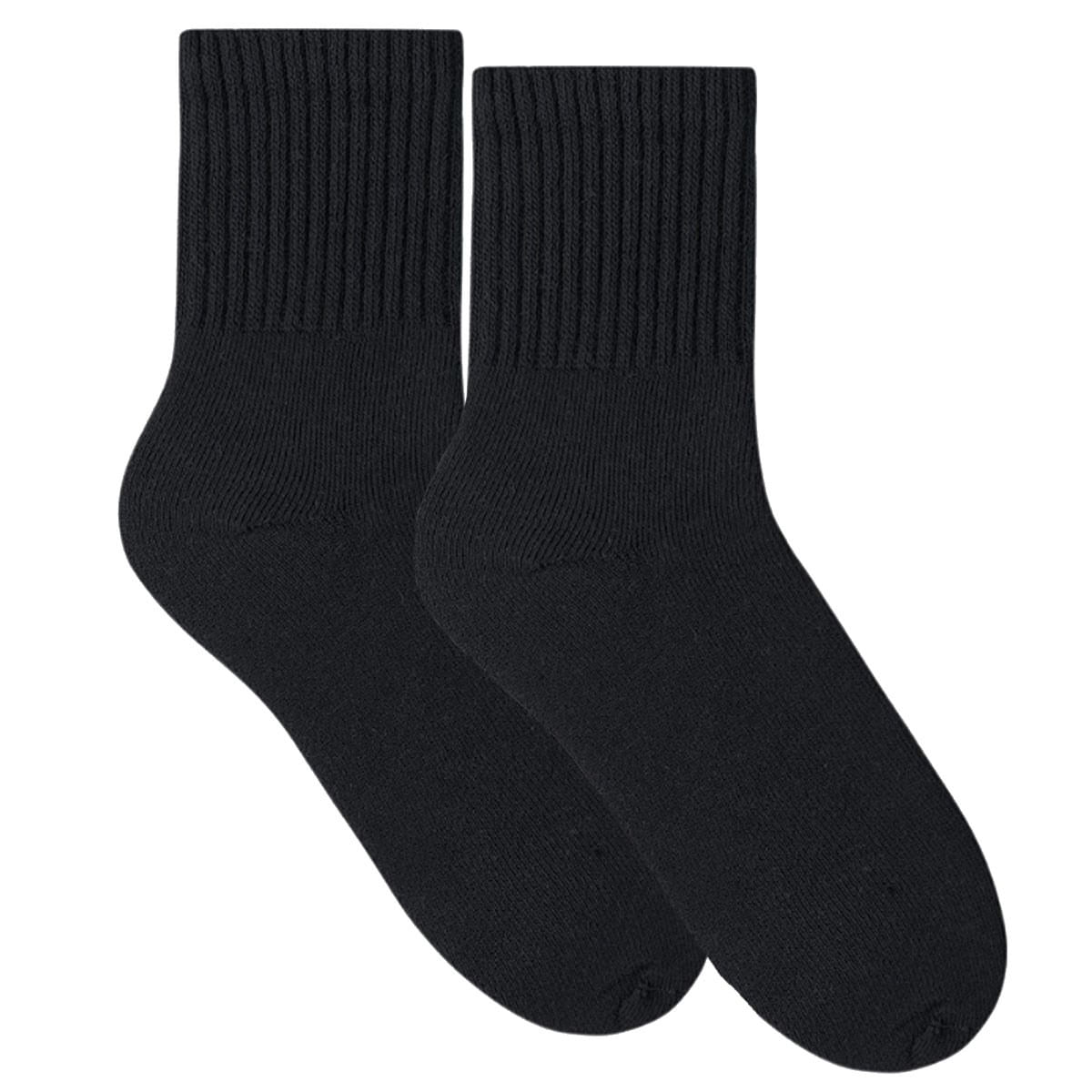 Meia Selene Esportiva Cano Médio Masculina - Preto