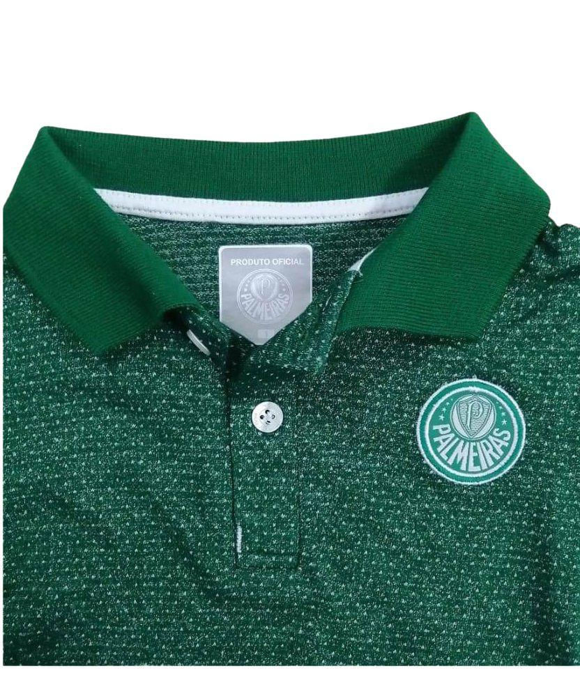 Camisa Polo Infantil Palmeiras Verde Oficial Tam 4