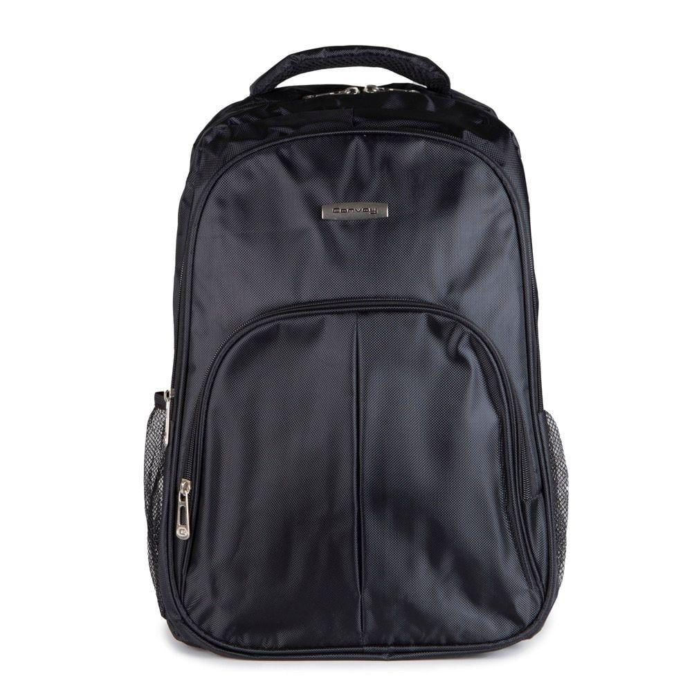 Mochila Para Notebook Executiva Convoy Ys28159 Em Poliester 18 Preto