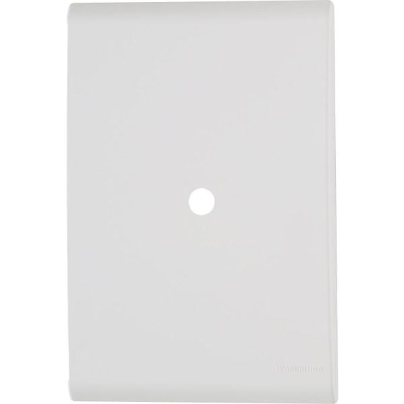 Placa com 1 Furo 9,5 mm 4x2  Tramontina Liz Branca