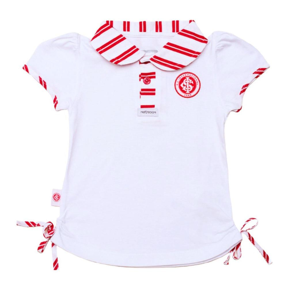 Camisa Polo Infantil Internacional Feminina Oficial