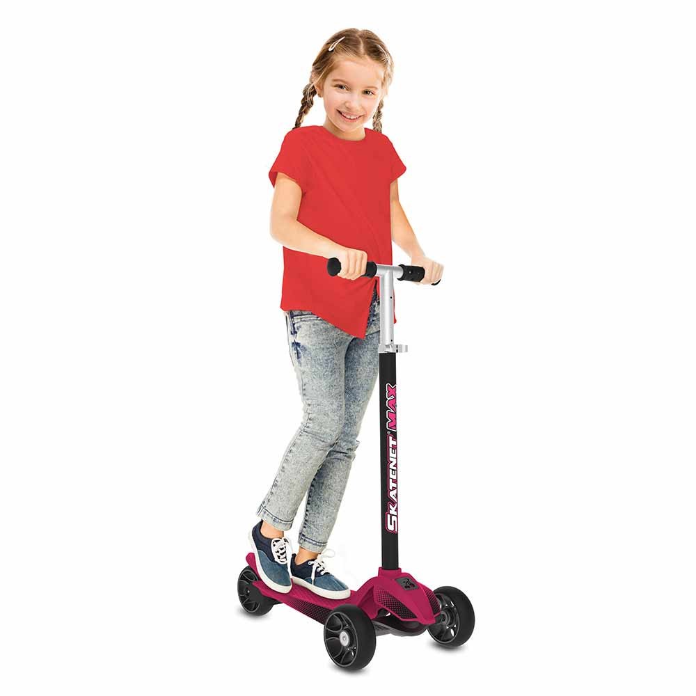 Patinete Skatenet Bandeirante Max Rosa