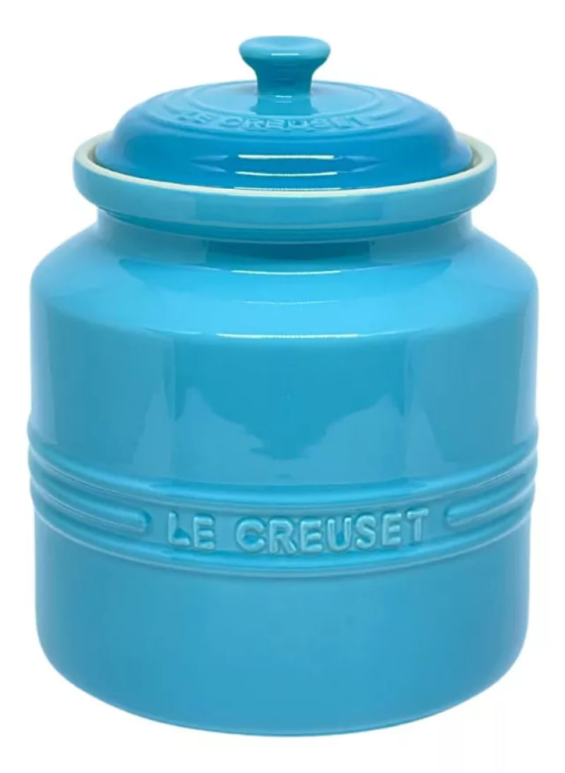 POTE LE CREUSET PARA BISCOITO 2,4L EM CERÂMICA AZUL CARIBE 91026725490000