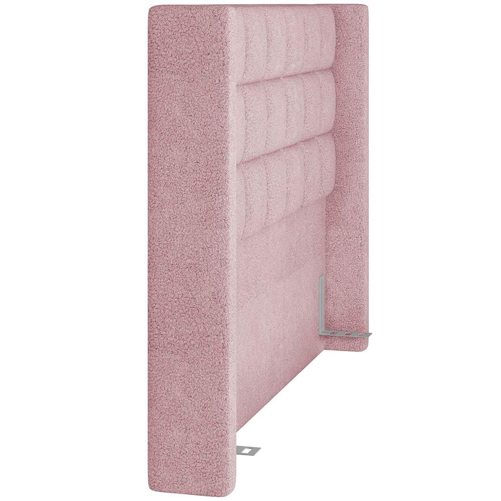 Cabeceira Cama Box Casal 140 cm P05 Paris Bouclê Rosê - Lyam Decor