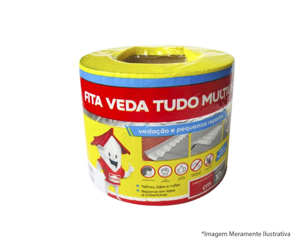 Fita Multi-Uso Veda Tudo Brasilit 30Cmx10M