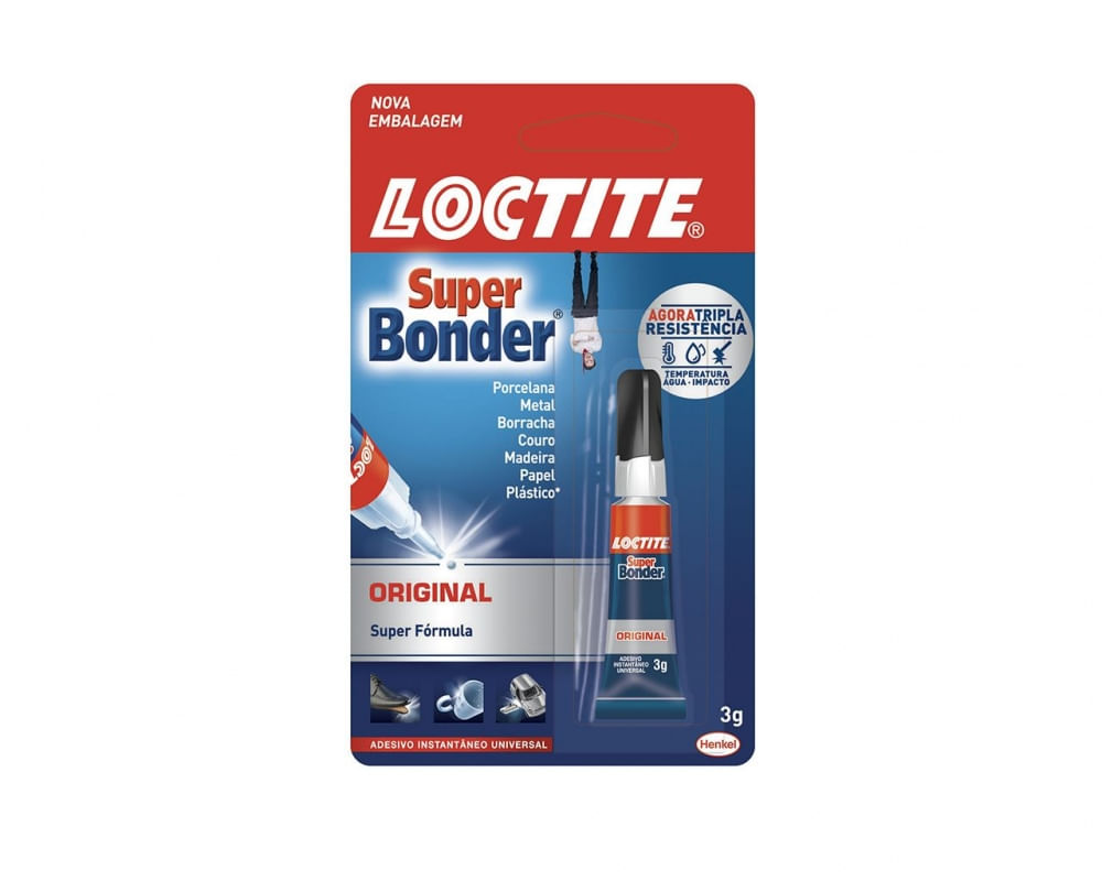 Cola Super Bonder 3G Blister c/6pcs