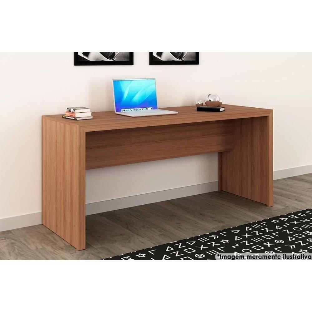 Mesa De Escritório Me4109 Amêndoa - Tecno Mobili