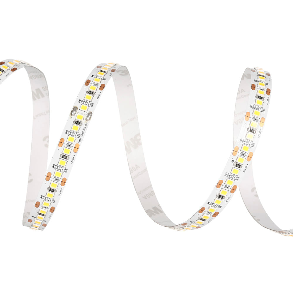 Fita de Led Nordecor Odda com 5 metros Alto IRC 97 180Leds/m 7,2W 12V