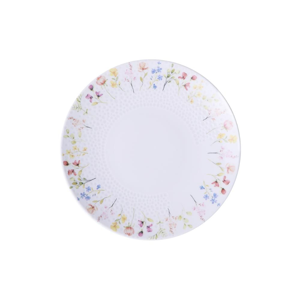 Prato Sobremesa Tramontina Artemis em Porcelana Decorada 21 cm