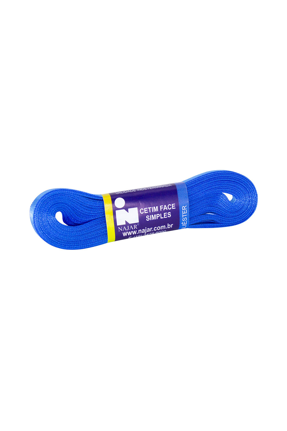 Fita de Cetim Nº01 7mm Peça com 10m Azul Turquesa