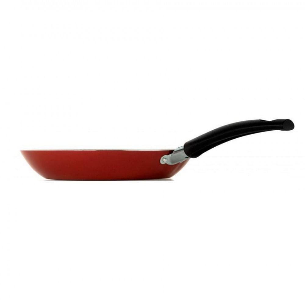 Frigideira Paprika Multiflon com Antiaderente de Alumínio - 22cm Vermelho