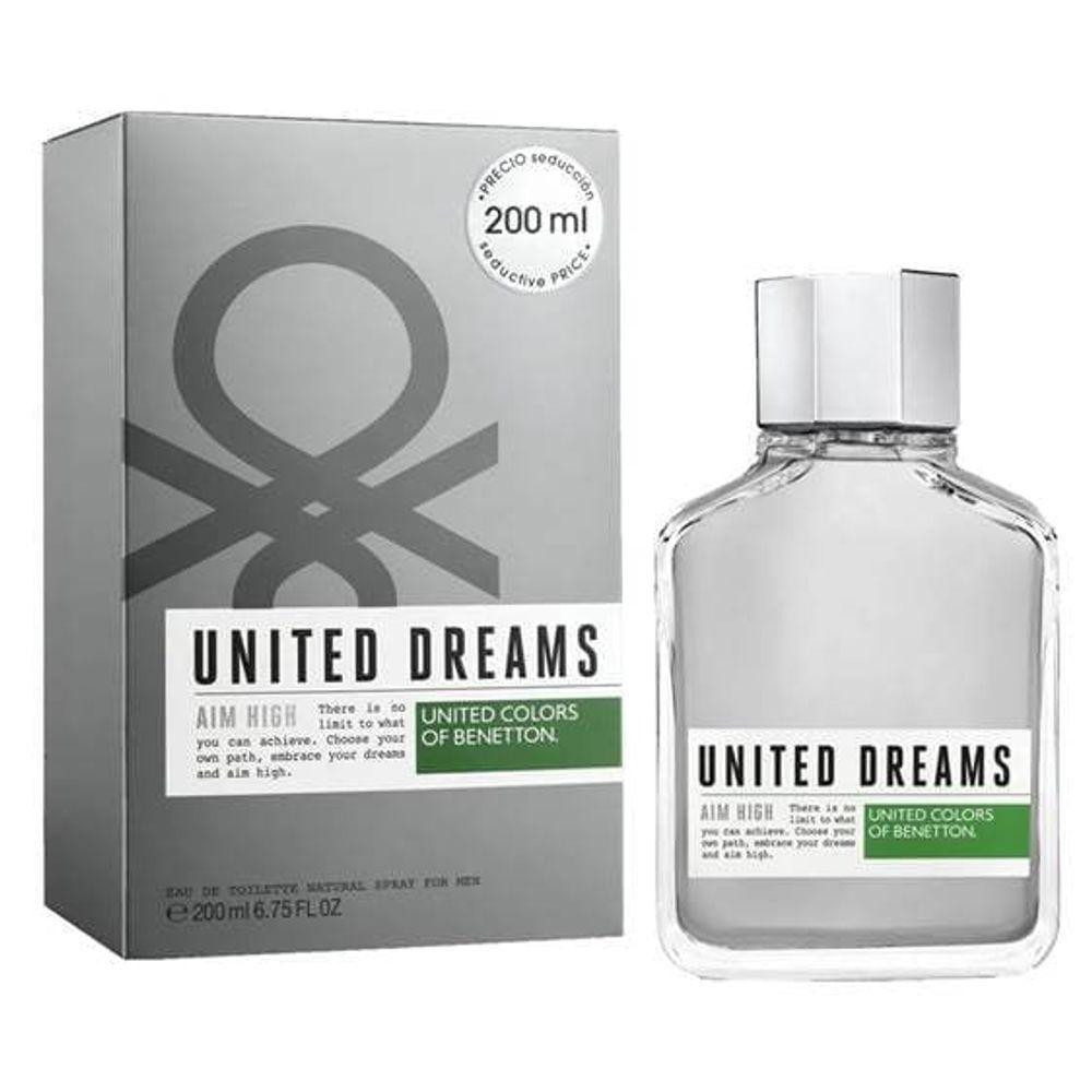 Perfume Benetton United Dreams Aim High - Eau De Toilette - Masculino - 200 Ml Volume Da Unidade 200 Ml