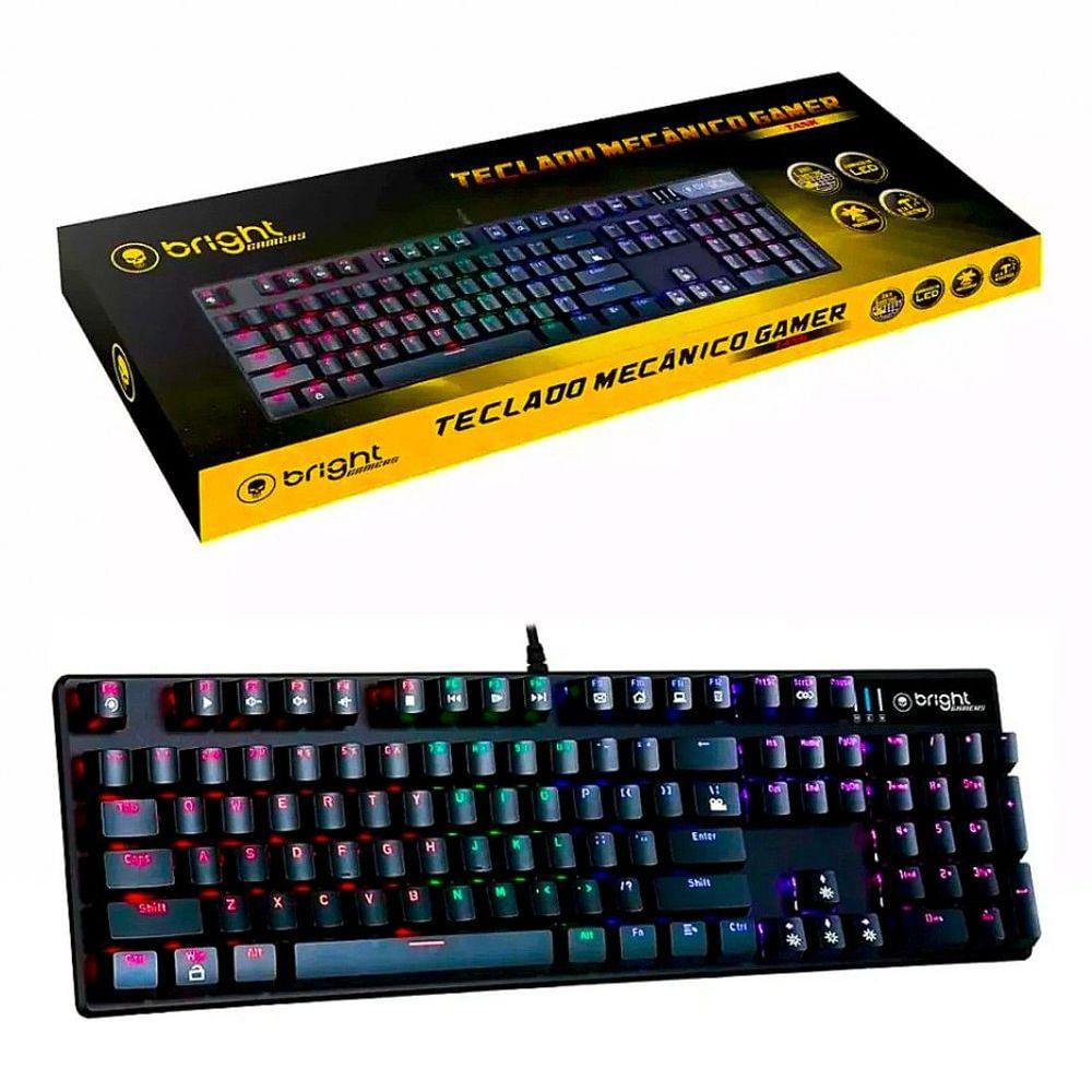 Teclado Bright Mecanico Gamer Tank - Gtc560