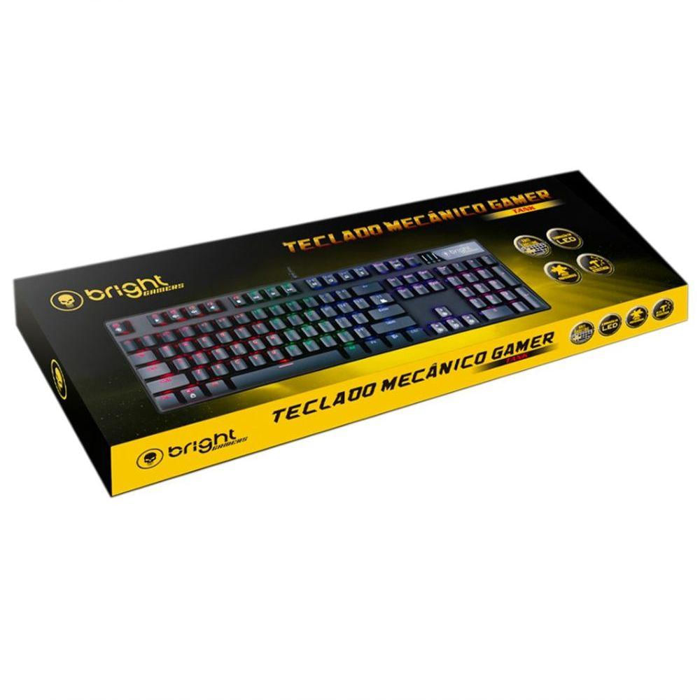 Teclado Bright Mecanico Gamer Tank - Gtc560