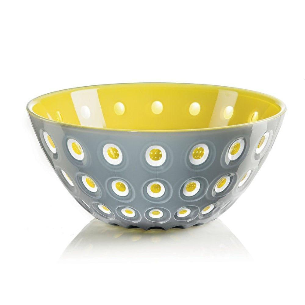 Tigela Bowl 25 Cm Em Acrilico Amarelo Le Murrine - Guzzini