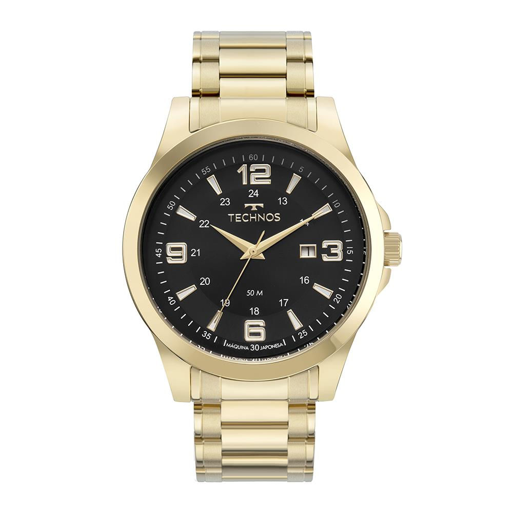 Relógio Technos Masculino Ref:2115txb/1p Racer Dourado