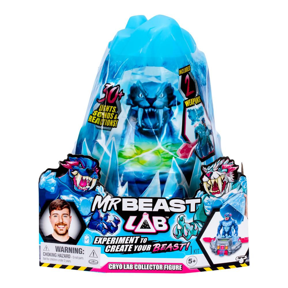 Boneco Colecionável Cryo Lab MrBeast Lab