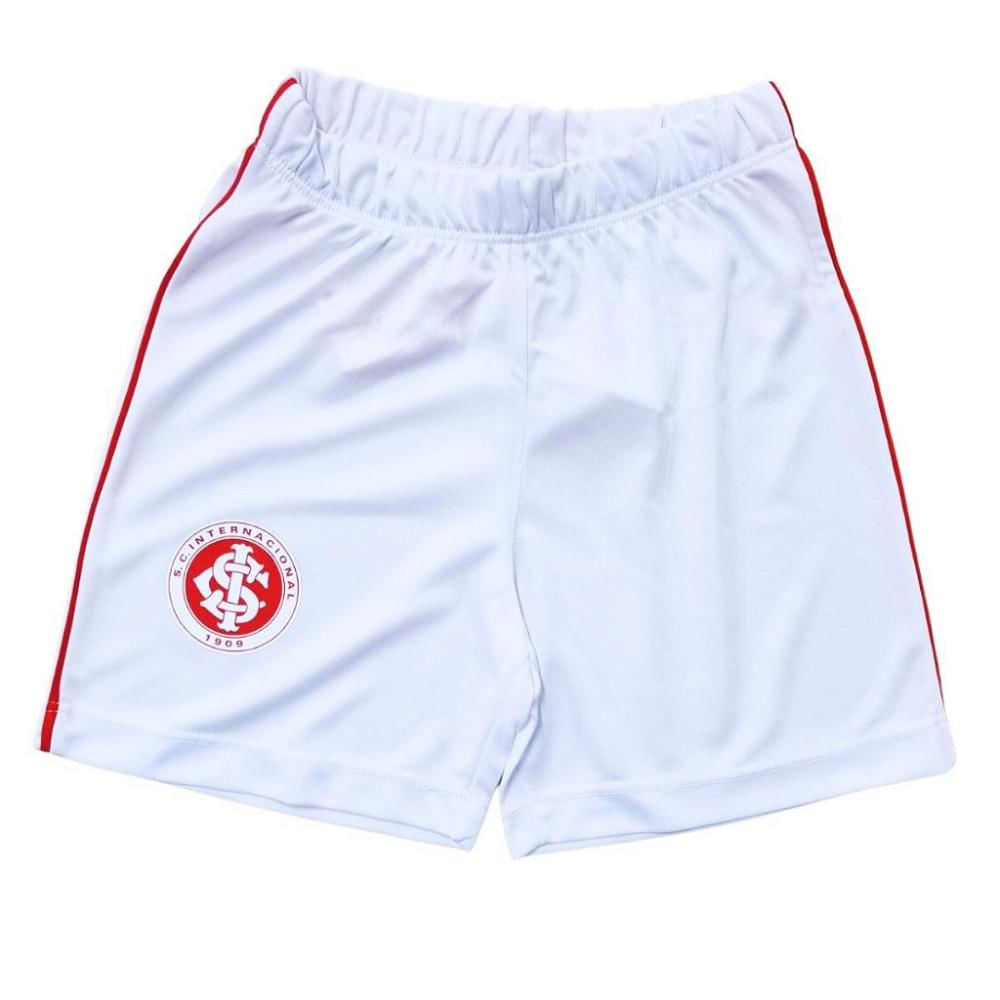 Shorts Internacional Infantil Juvenil Branco Oficial