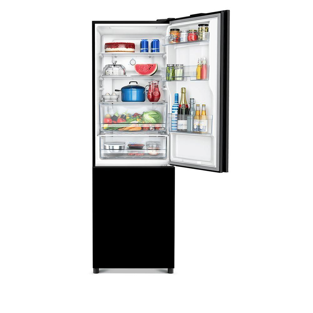 Geladeira Panasonic Frost Free 397L A+++ Black Glass - NR-BB41GV1B 110V